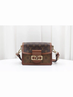 Monogram Canvas Mini Dauphine Shoulder Bag M44580