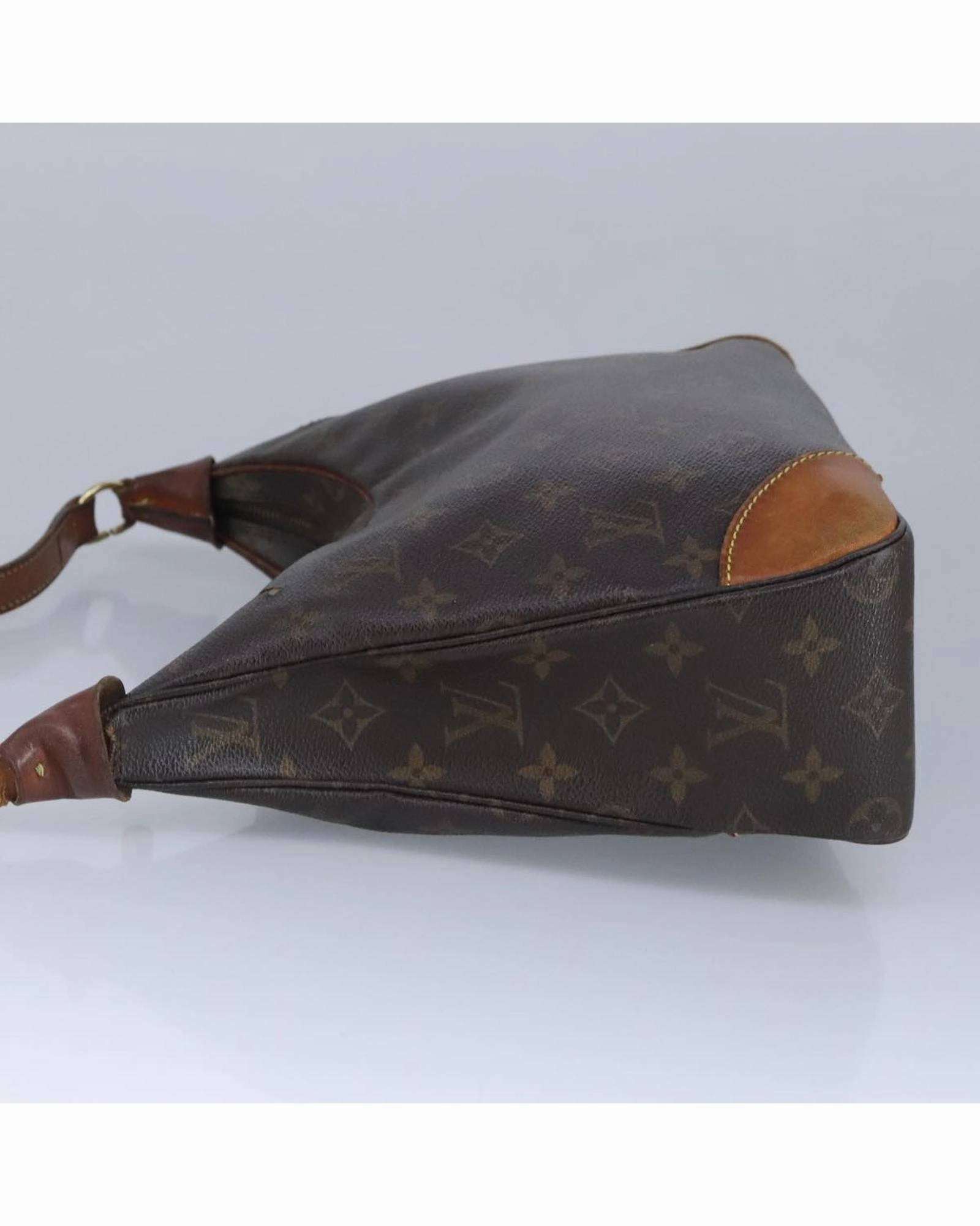 Monogram Canvas Shoulder Bag with Adjustable Strap