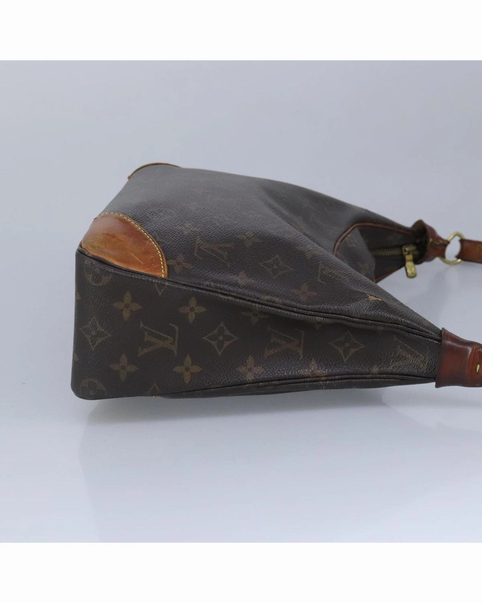 Monogram Canvas Shoulder Bag with Adjustable Strap