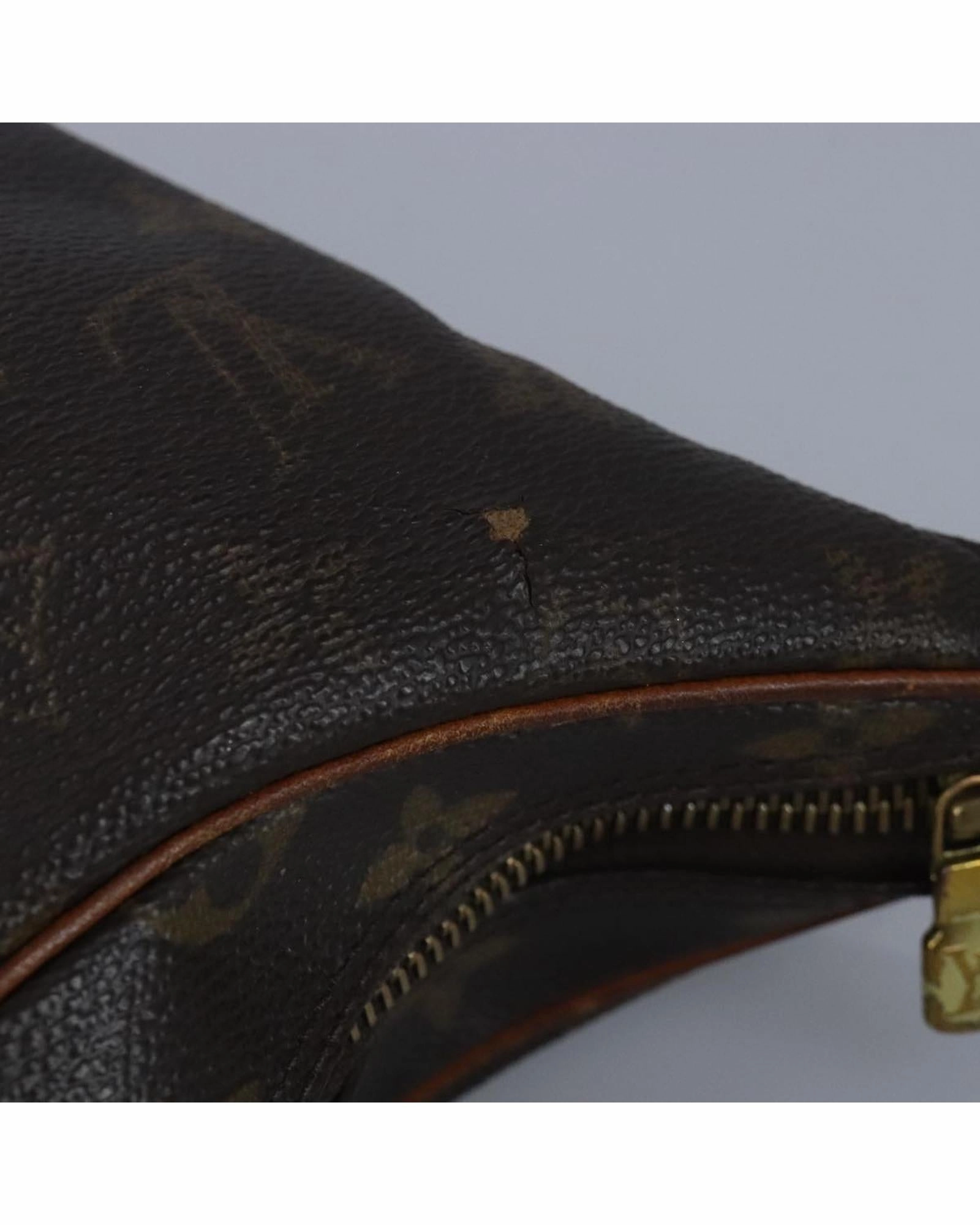 Monogram Canvas Shoulder Bag with Adjustable Strap