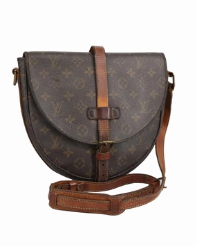 Monogram Canvas Shoulder Bag with Adjustable Strap