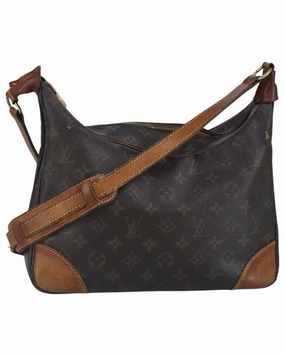 Monogram Canvas Shoulder Bag with Adjustable Strap
