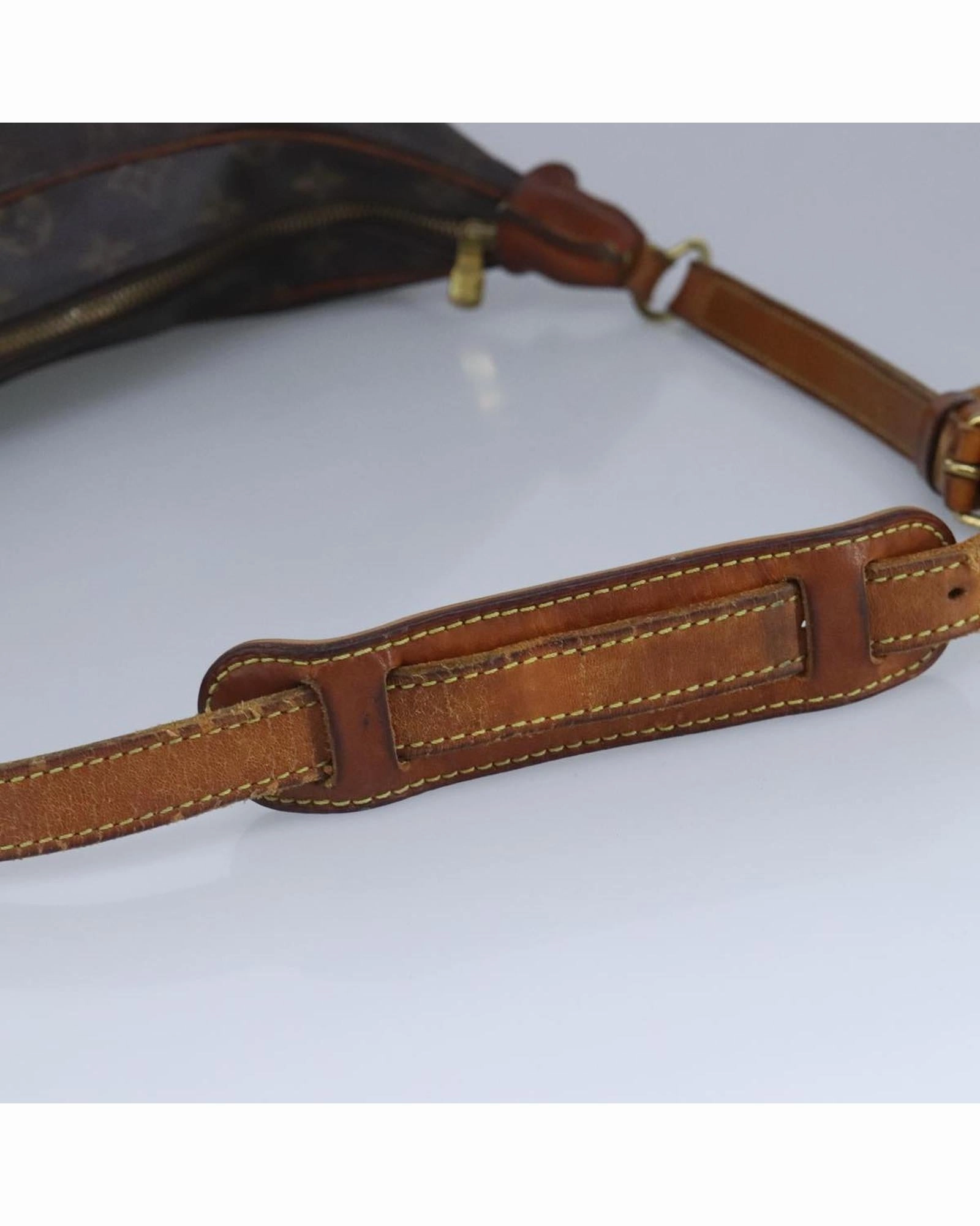 Monogram Canvas Shoulder Bag with Adjustable Strap