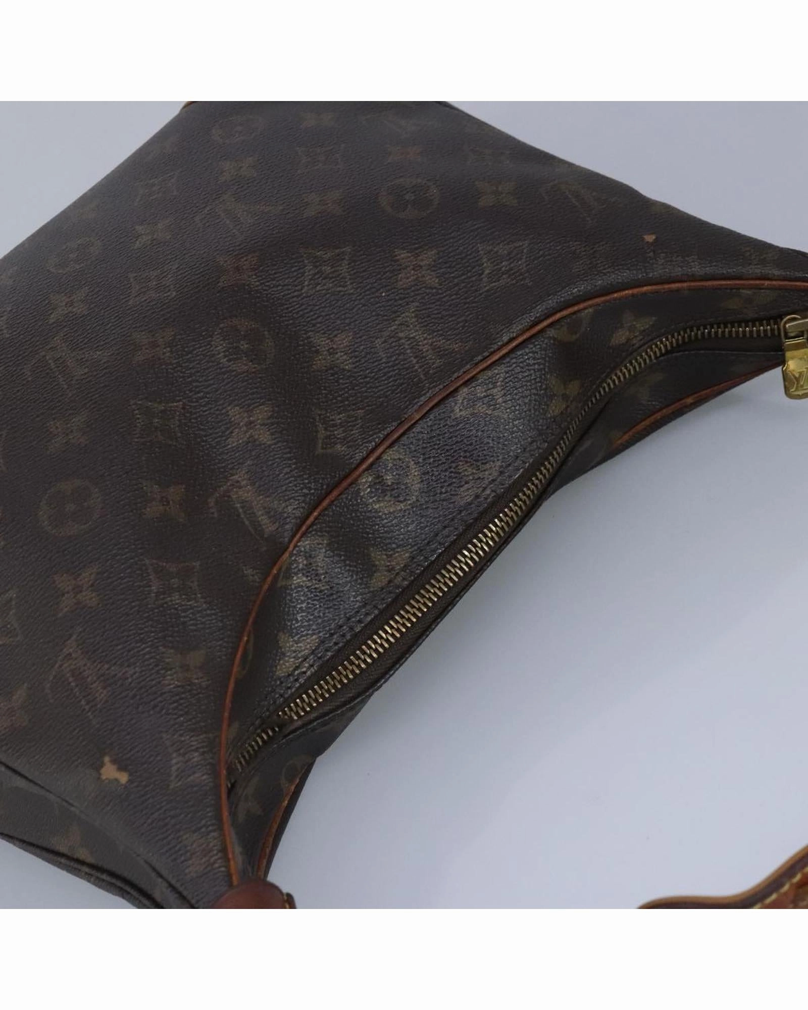 Monogram Canvas Shoulder Bag with Adjustable Strap