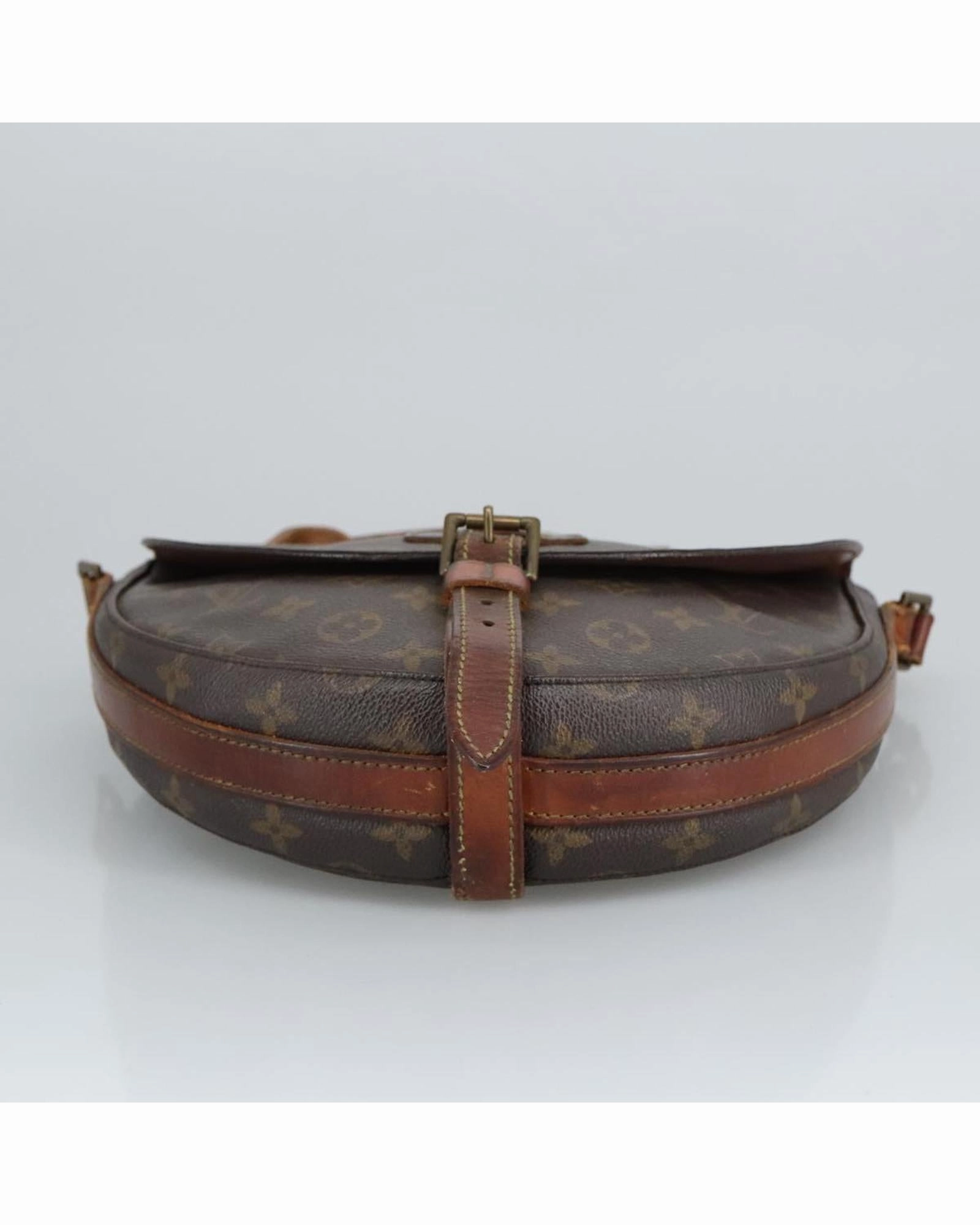 Monogram Canvas Shoulder Bag with Adjustable Strap