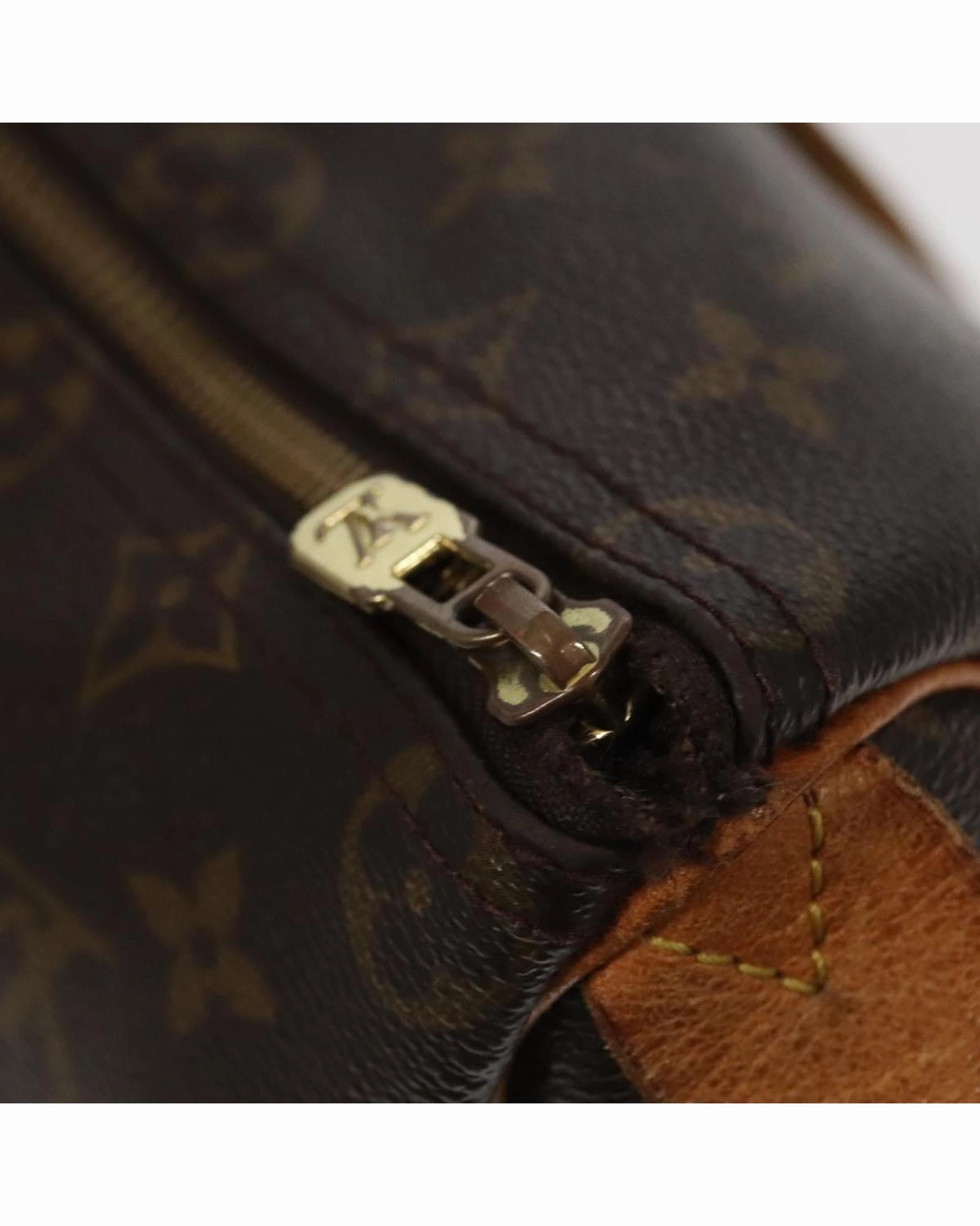 Monogram Canvas Shoulder Bag with Classic Design