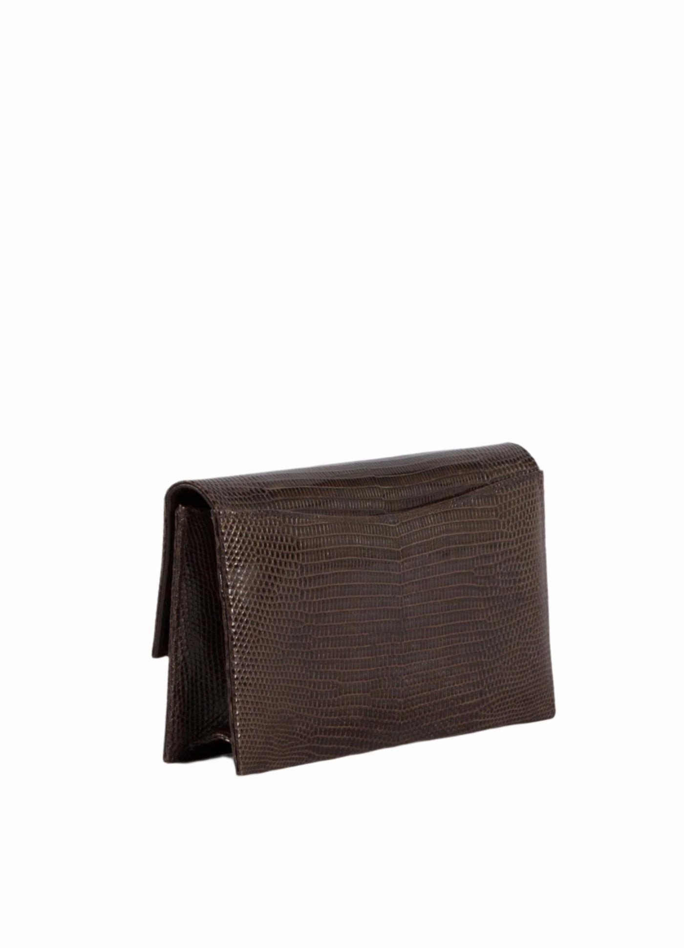 Monogram Clutch, Mini - Brown Exotic Lizard
