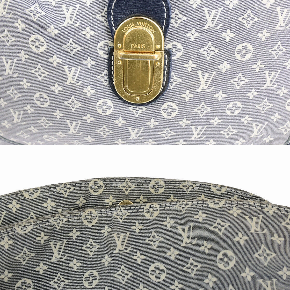 Monogram Denim Speedy Shoulder Bag