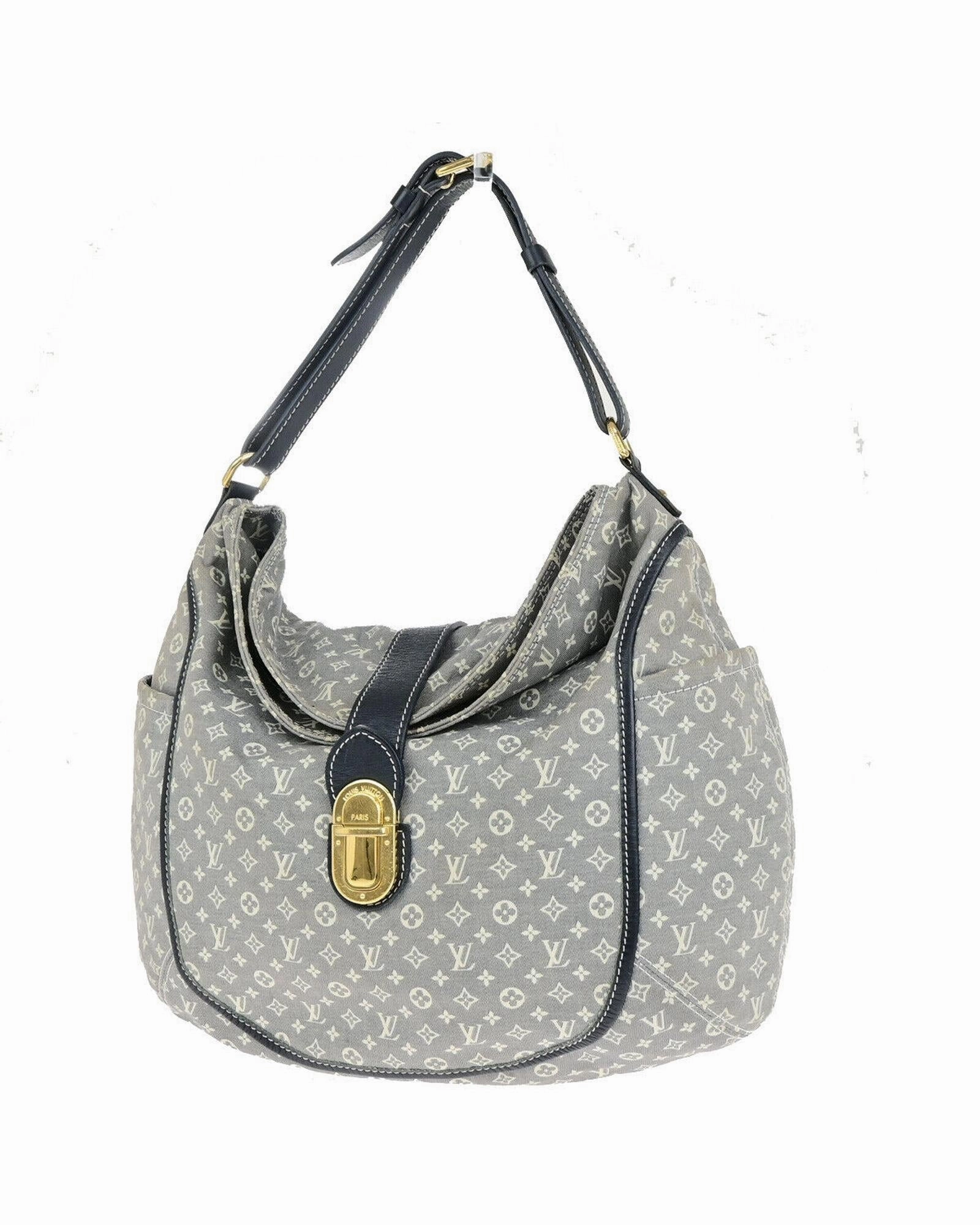 Monogram Denim Speedy Shoulder Bag