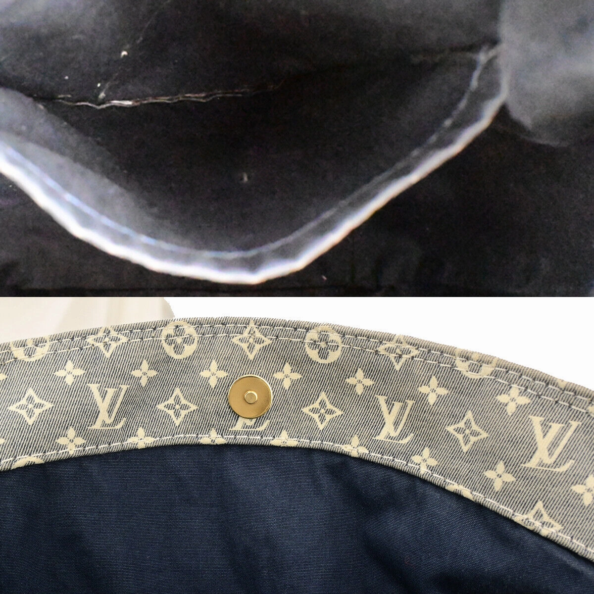 Monogram Denim Speedy Shoulder Bag