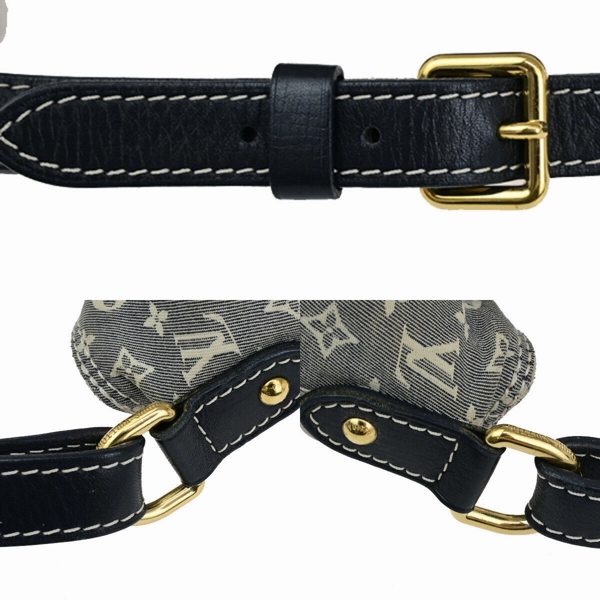 Monogram Denim Speedy Shoulder Bag
