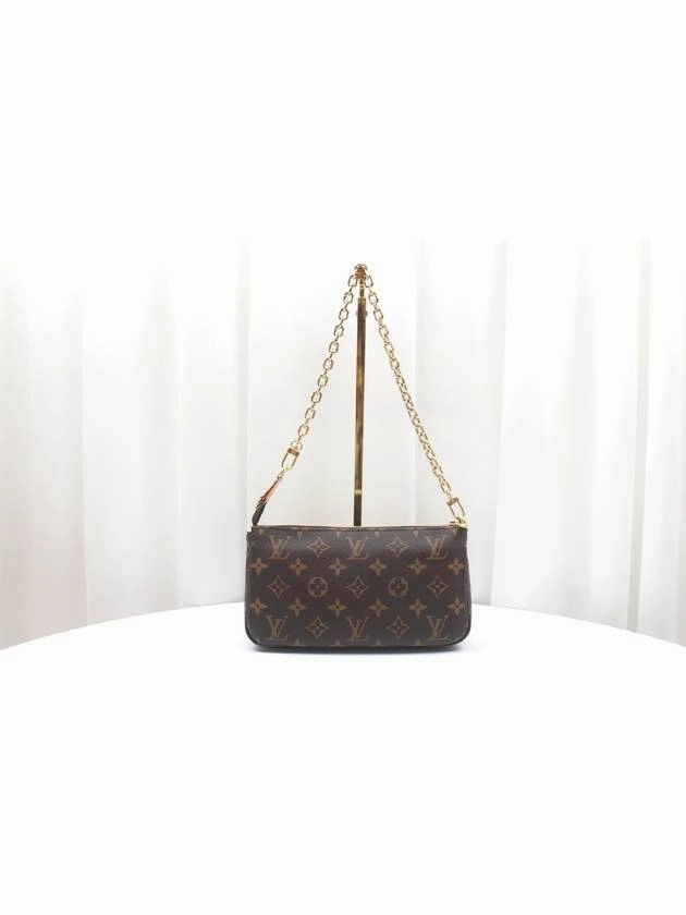 Monogram Pochette Accessua Chain Shoulder Bag M82766