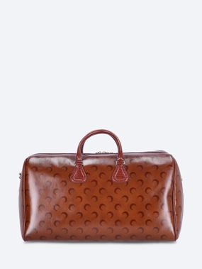 Moon airbrushed leather large bag