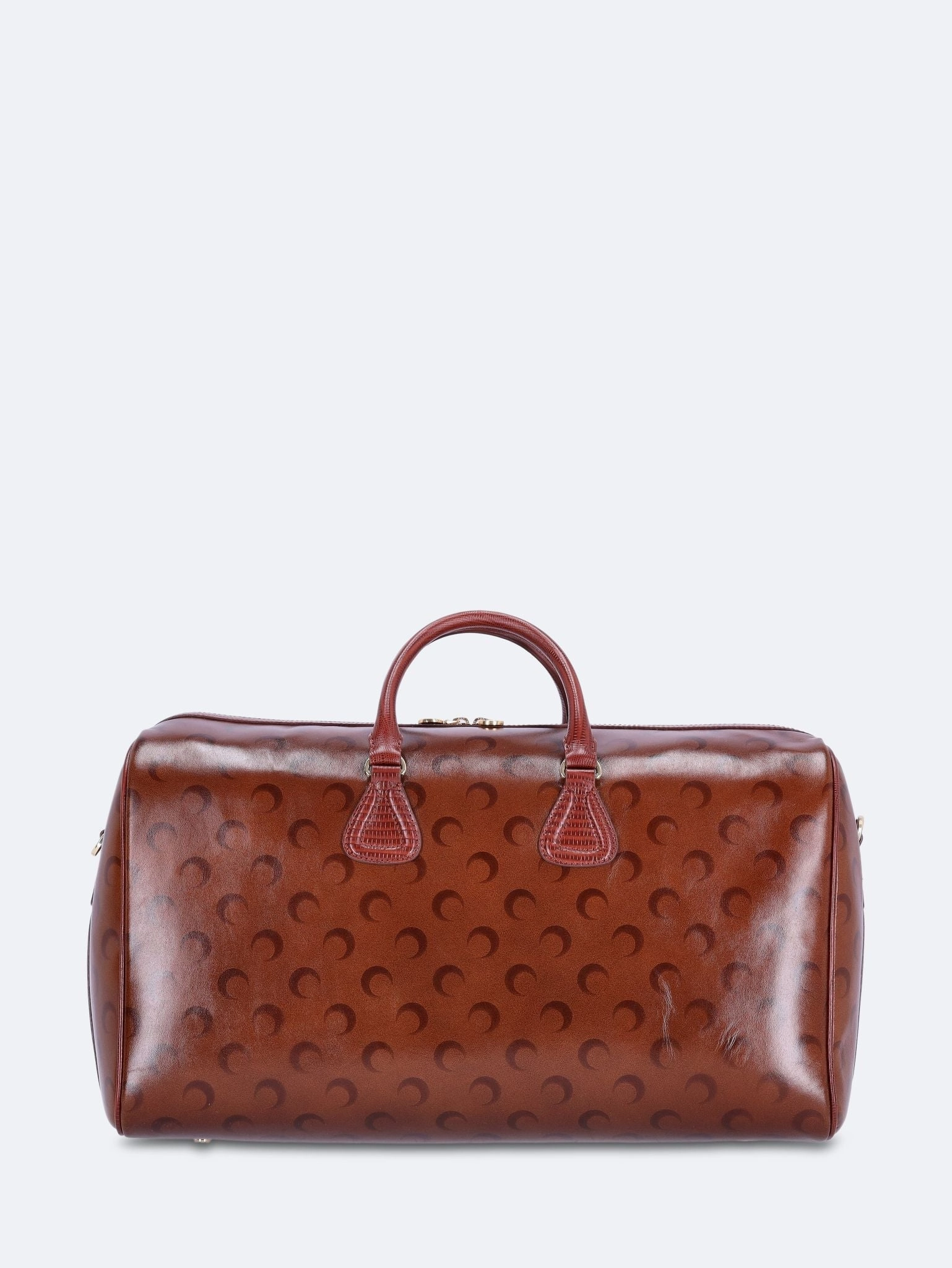 Moon airbrushed leather large bag