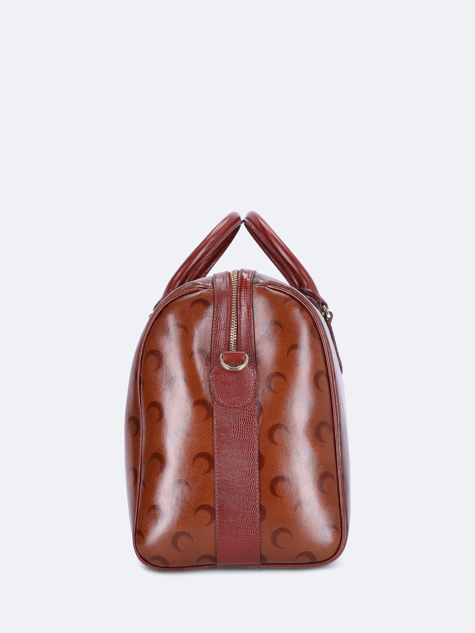 Moon airbrushed leather large bag