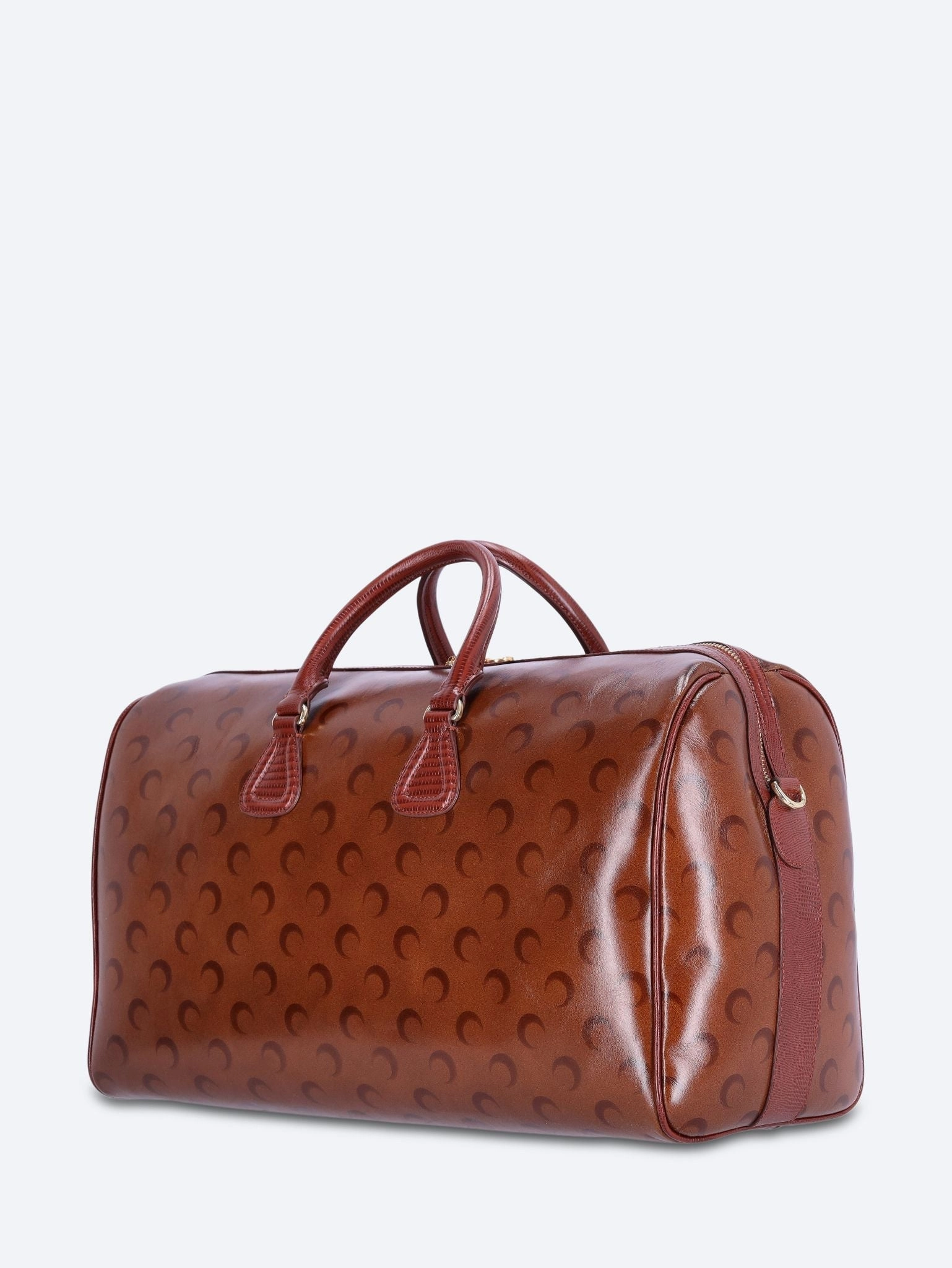Moon airbrushed leather large bag