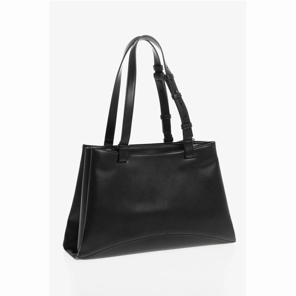 Moschino LOVE 3 Compartment Faux Leather Tote Women's Bag