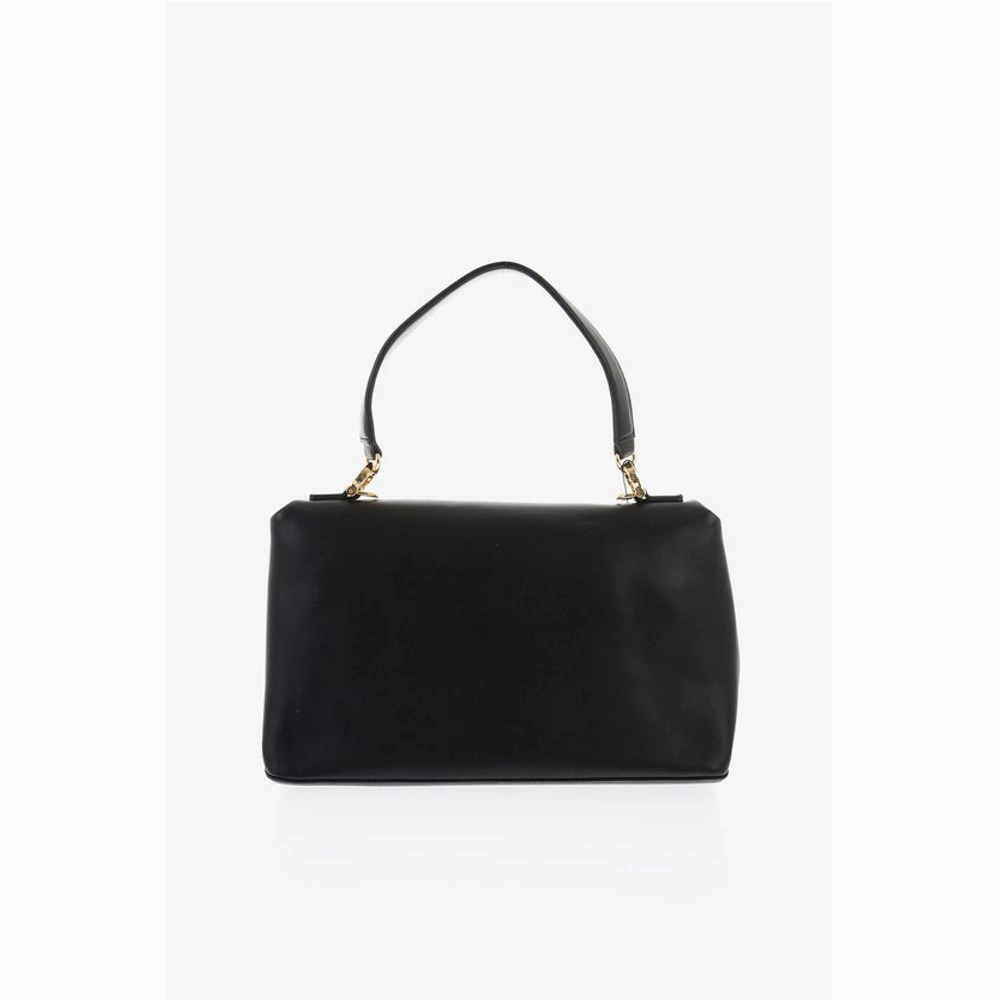 Moschino LOVE Faux Leather Handle Bag with Removable Shoulder Women's Strap