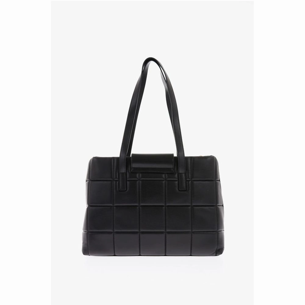 Moschino LOVE Faux Leather Padded Tote Women's Bag