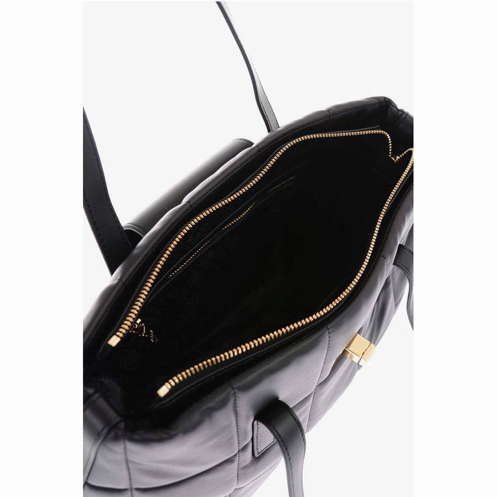 Moschino LOVE Faux Leather Padded Tote Women's Bag
