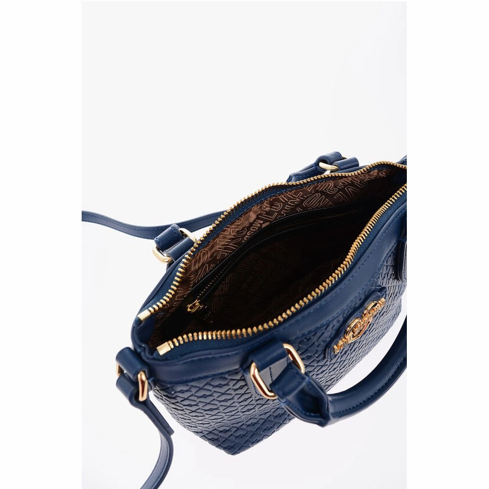 Moschino LOVE Faux Leather VALENTINA Crossbody Bag with all-Over Hear