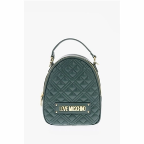 Moschino LOVE quilted faux leather bag with removable shoulder Women's strap