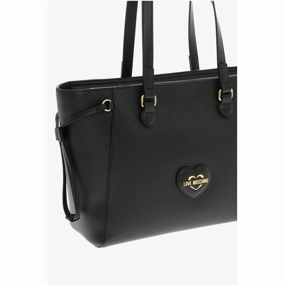 Moschino LOVE Saffiano Faux Leather Tote Women's Bag
