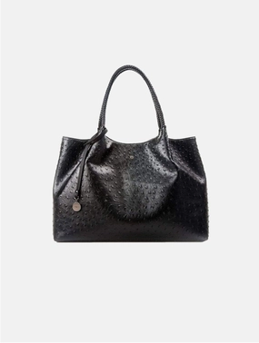Naomi Vegan Leather Tote Bag | Black