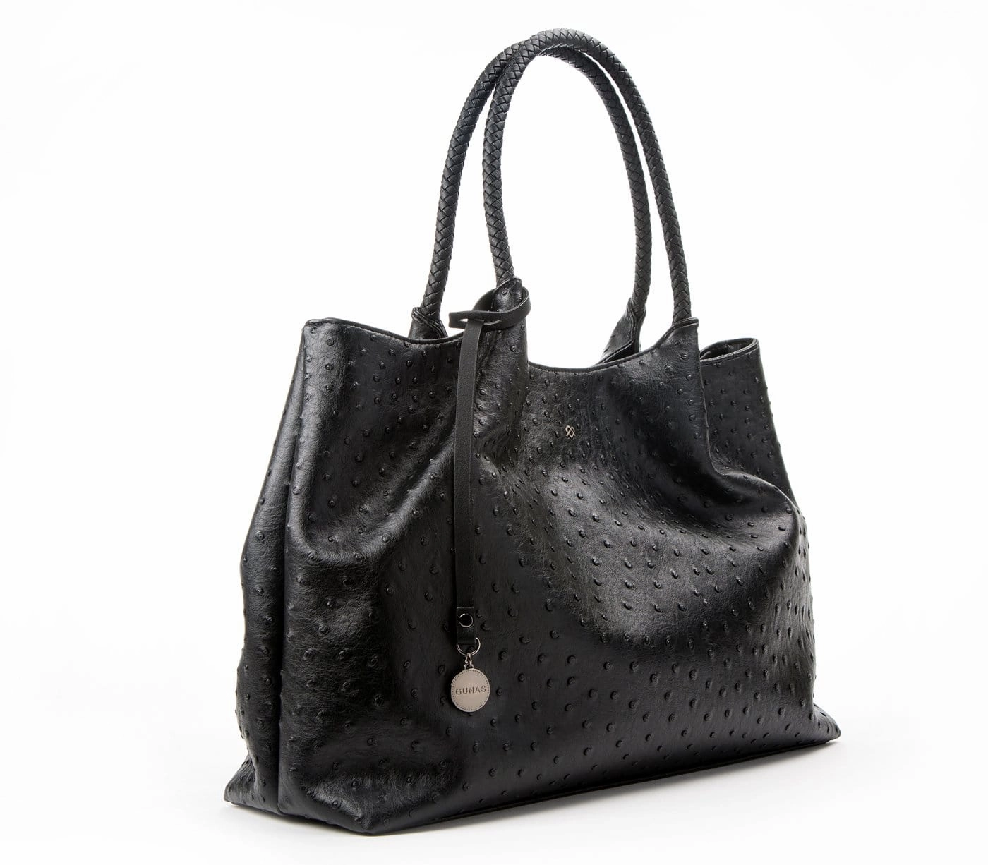 Naomi Vegan Leather Tote Bag | Black