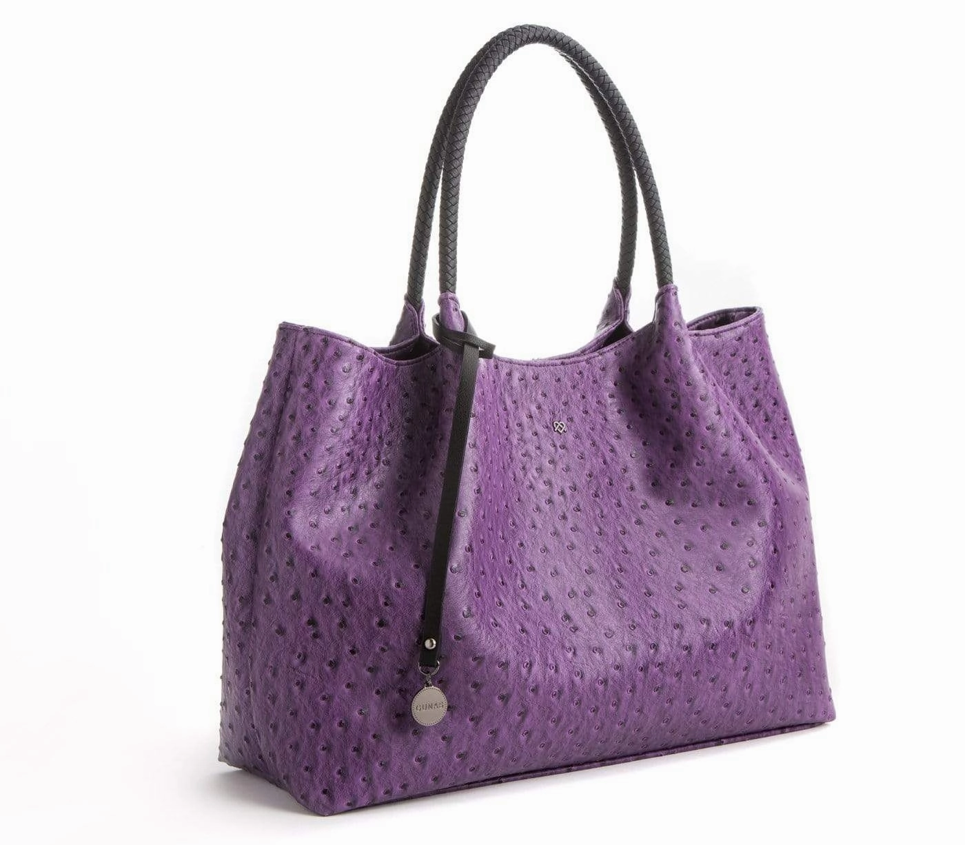 Naomi Vegan Leather Tote Bag | Purple