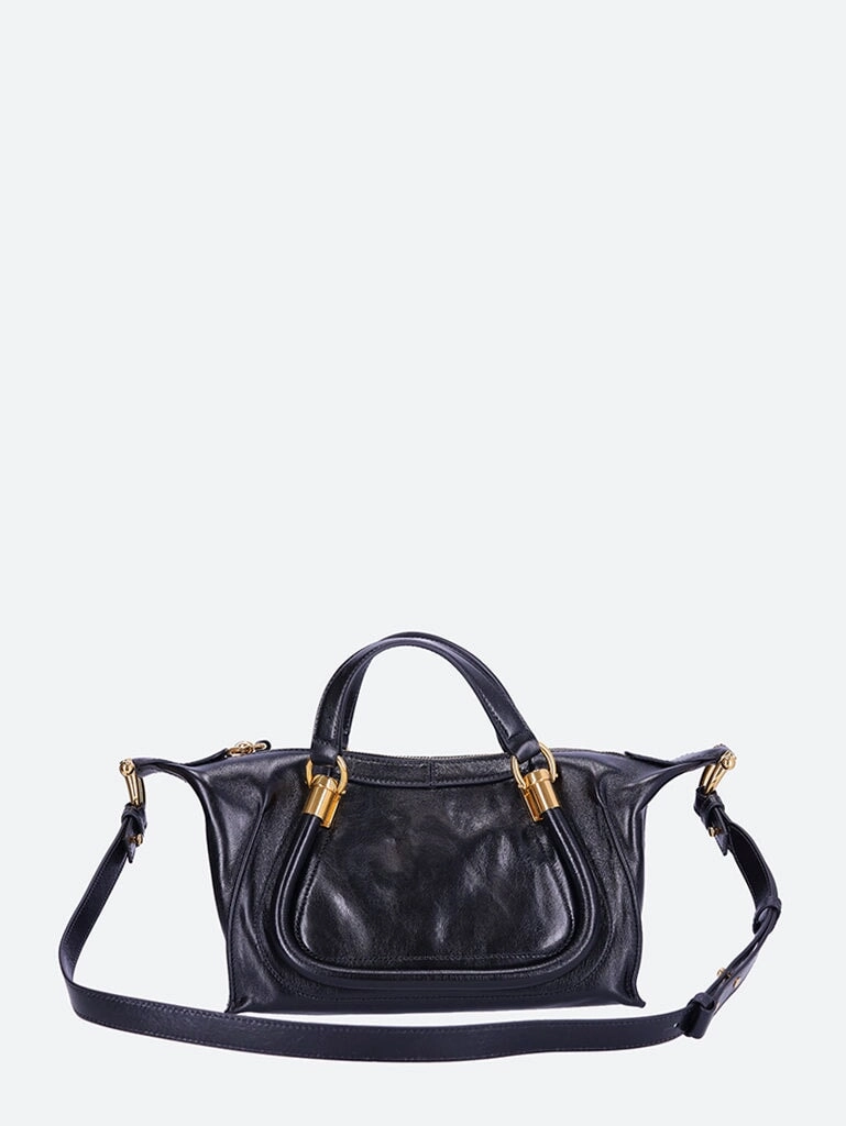 Natural shiny calfskin Paraty 24 handbag