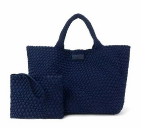 Neoprene Tote Bag In Navy