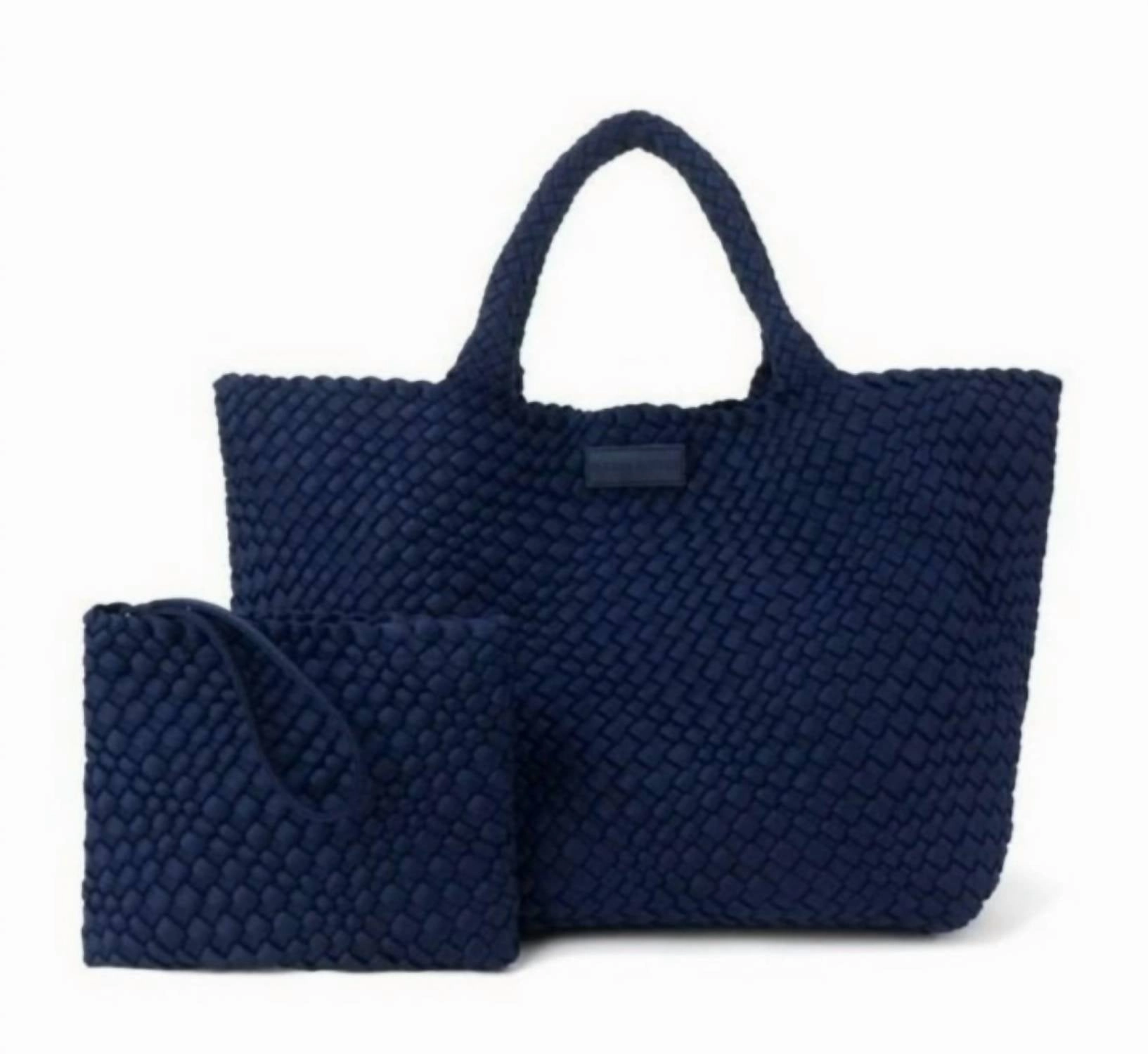 Neoprene Tote Bag In Navy