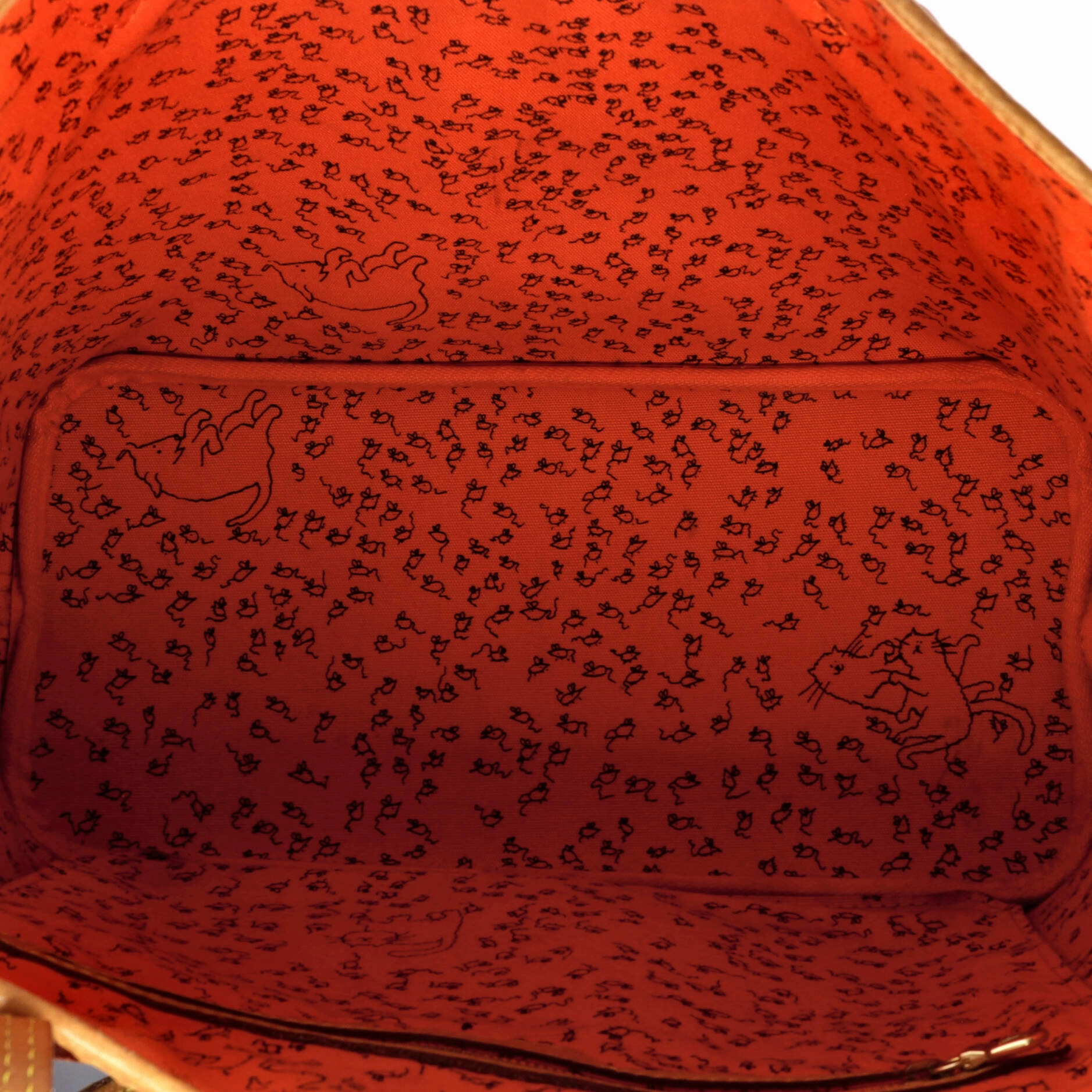 Neverfull NM Tote Limited Edition Grace Coddington Catogram Canvas MM