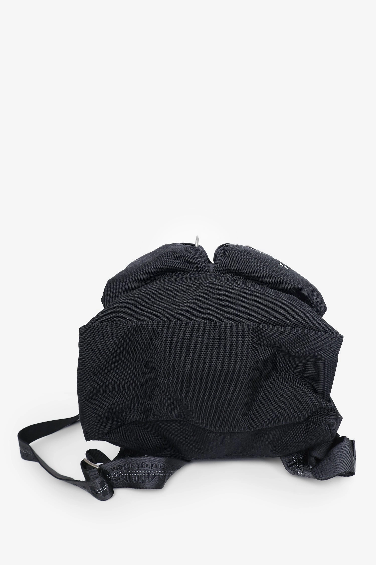 Off-White Black Double Front Pocket Abstract Arrows Backpack