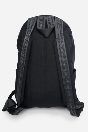 Off-White Black Double Front Pocket Abstract Arrows Backpack