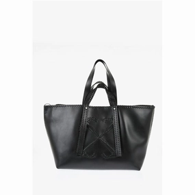 Off-White Braided Leather DAY OFF WEAVING Weekend Bag