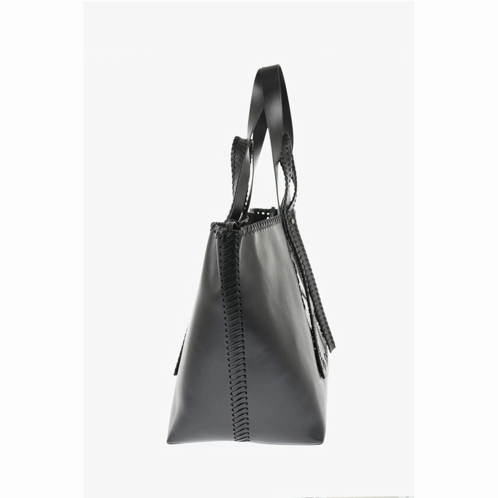 Off-White Braided Leather DAY OFF WEAVING Weekend Bag