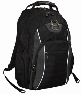 OGIO Ogio 670115 EZ Scan Checkpoint Friendly Travelware 17" Padded Laptop Backpack-/Grey