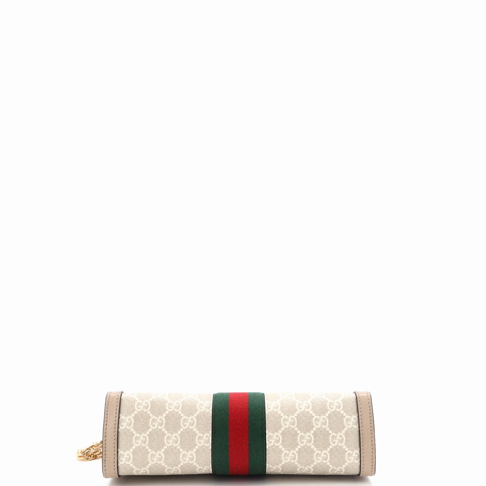 Ophidia Chain Shoulder Bag GG Coated Canvas Small