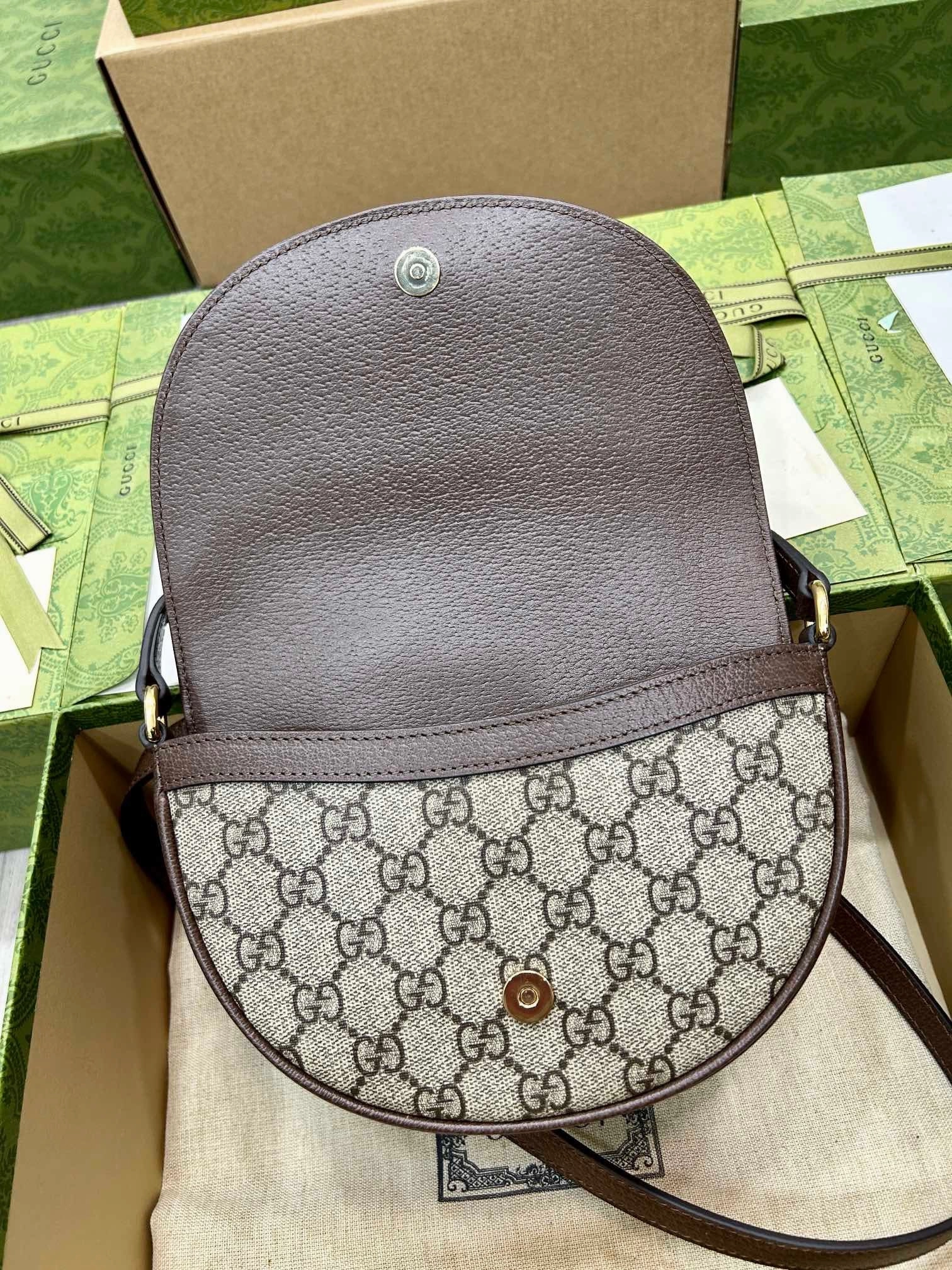 Ophidia Mini GG Shoulder Bag Leather Shoulder Bag for Women