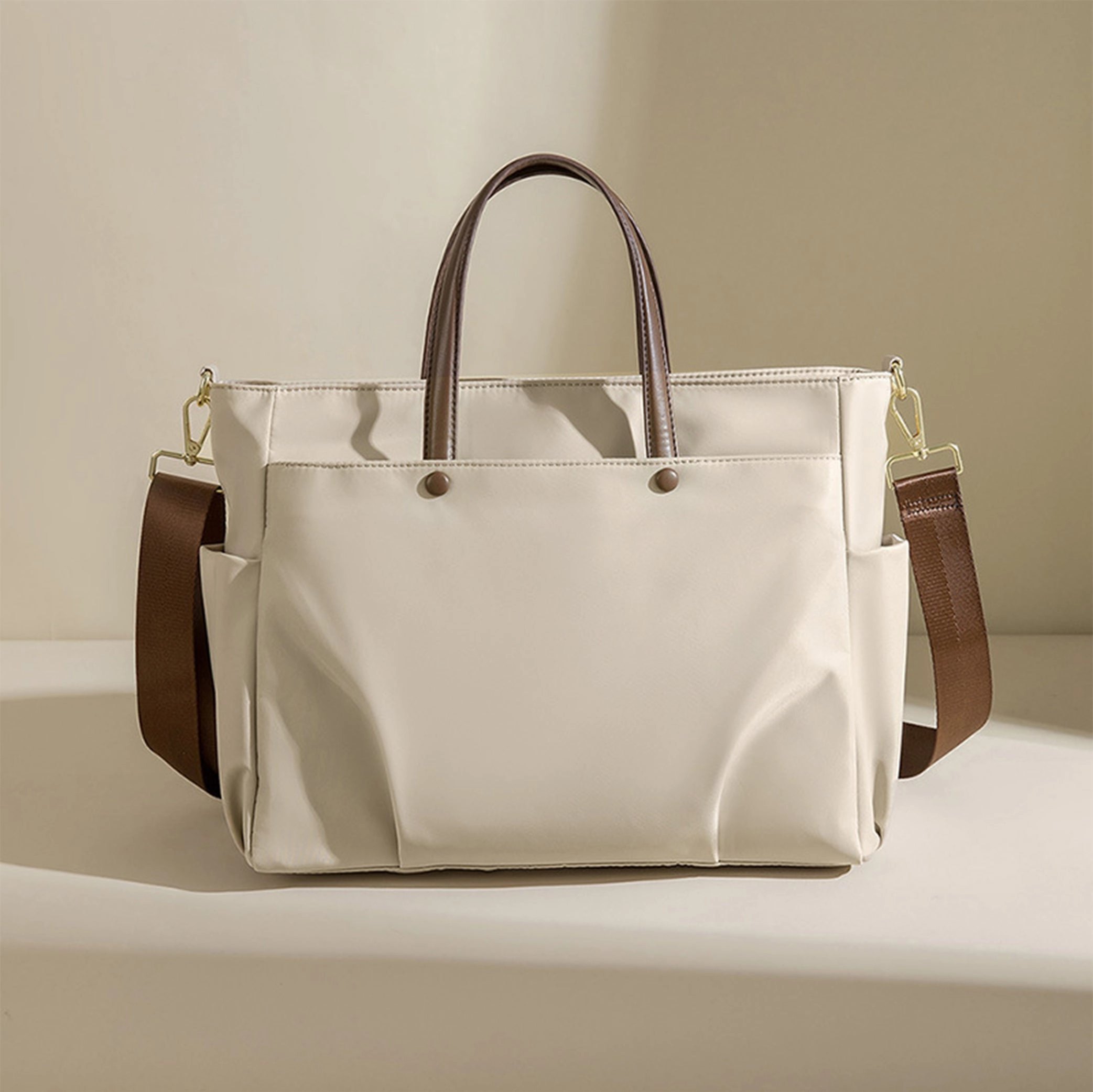 Oxford Cloth Women's Shoulder Tote