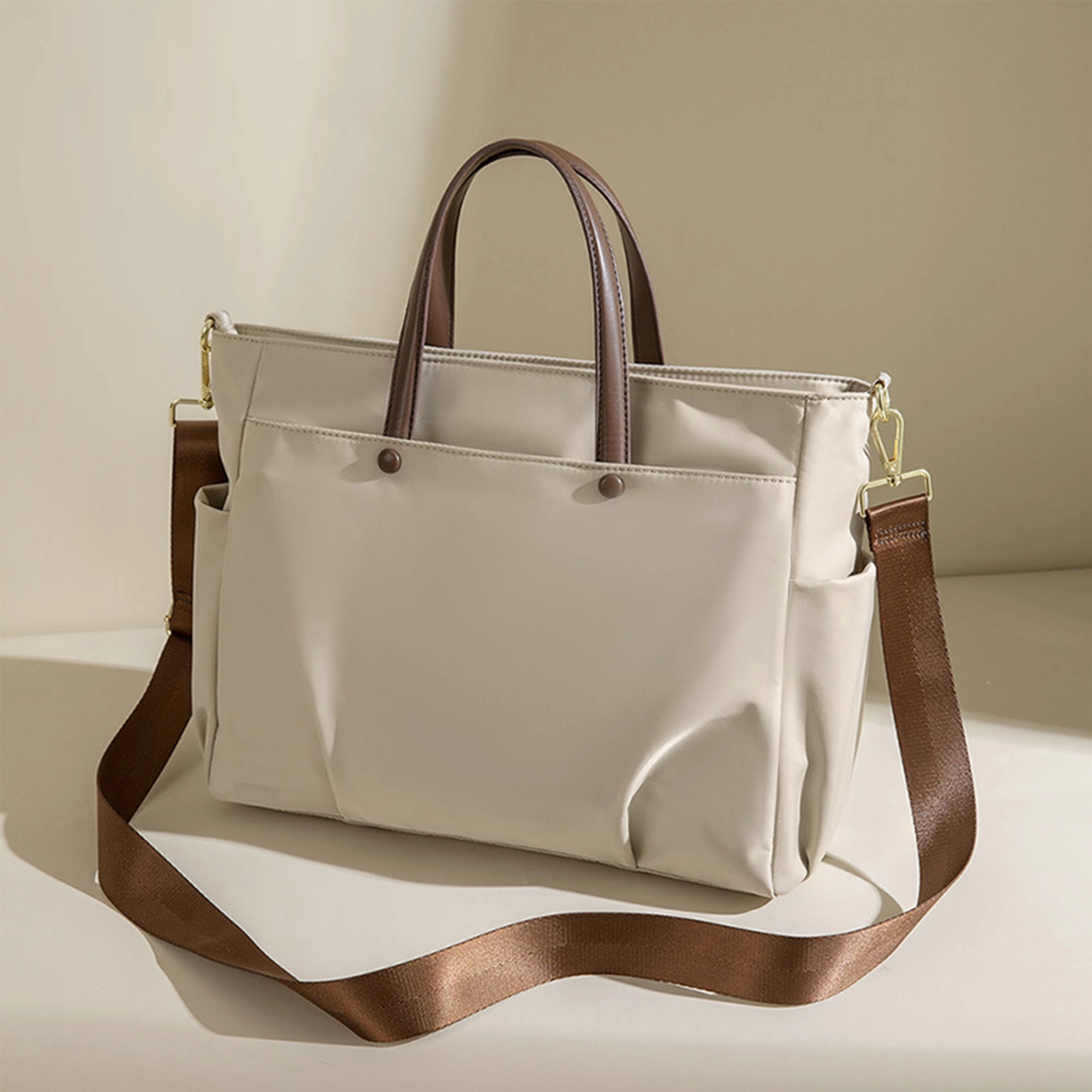 Oxford Cloth Women's Shoulder Tote