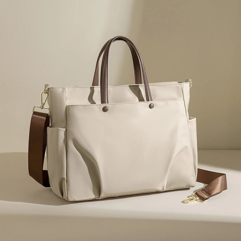 Oxford Cloth Women's Shoulder Tote