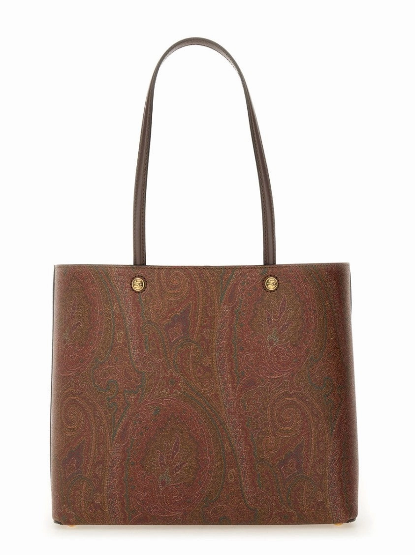Paisley Patterned Structured Bag