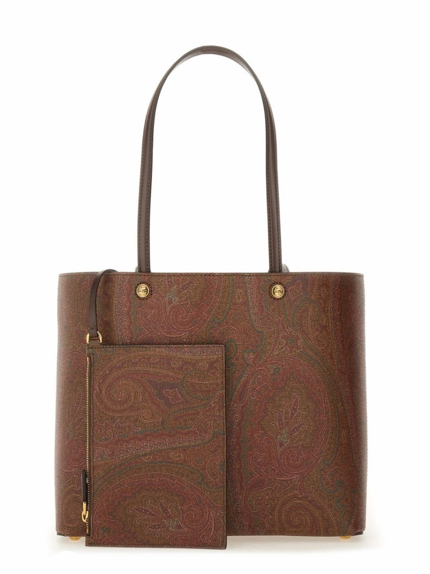 Paisley Patterned Structured Bag