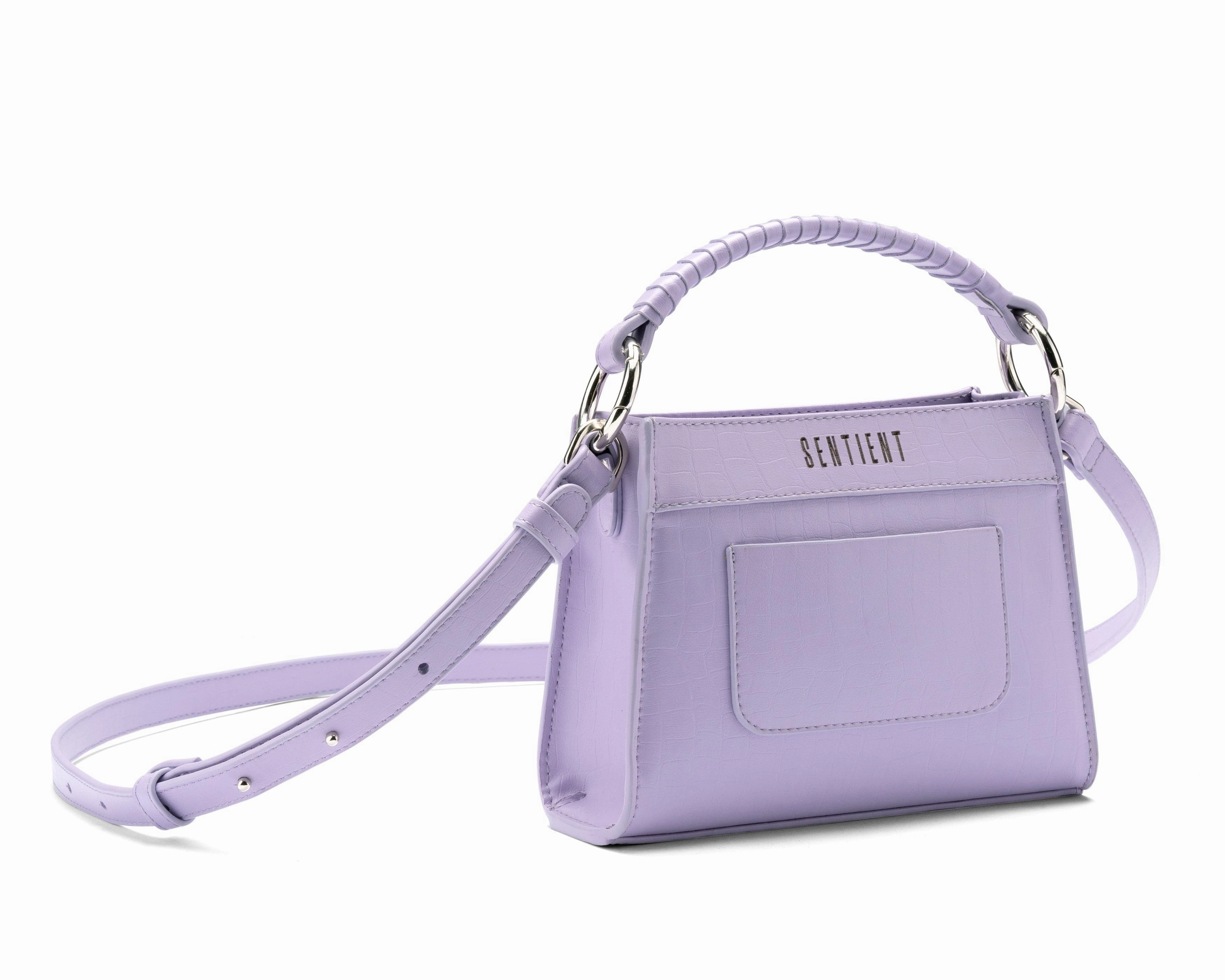 Panthera Desserto Cactus Leather Vegan Mini Tote | Lavender