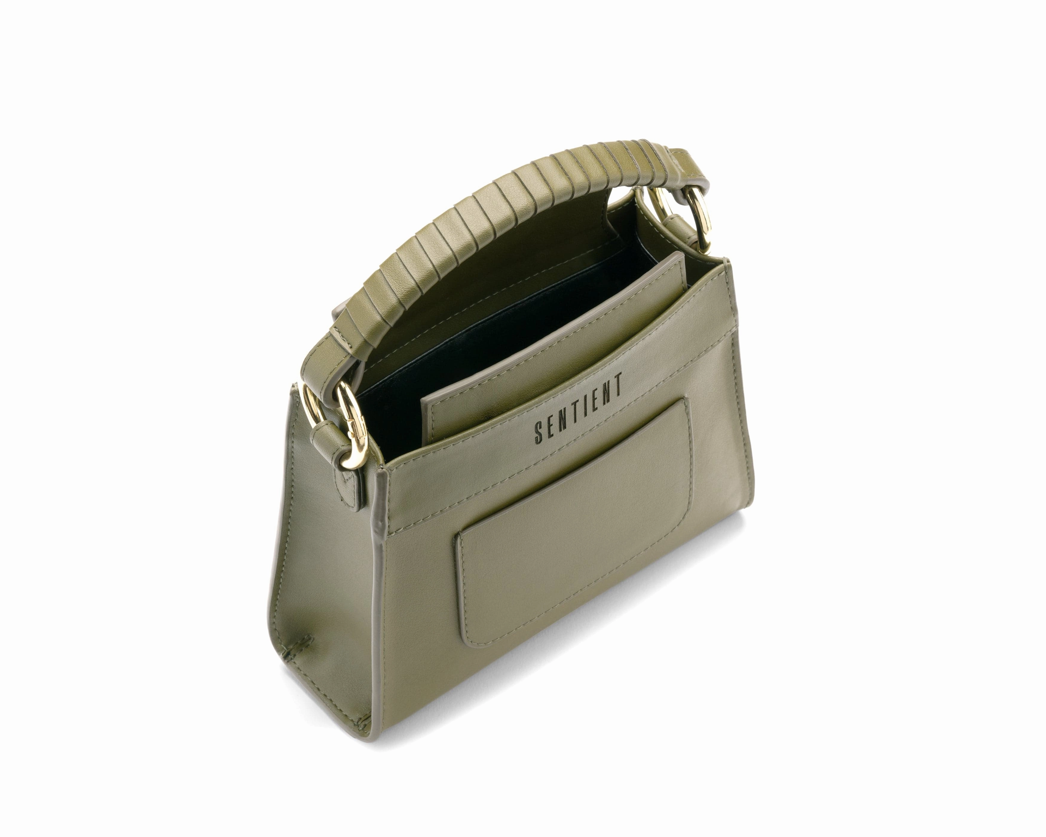 Panthera Desserto Cactus Leather Vegan Mini Tote | Moss Green