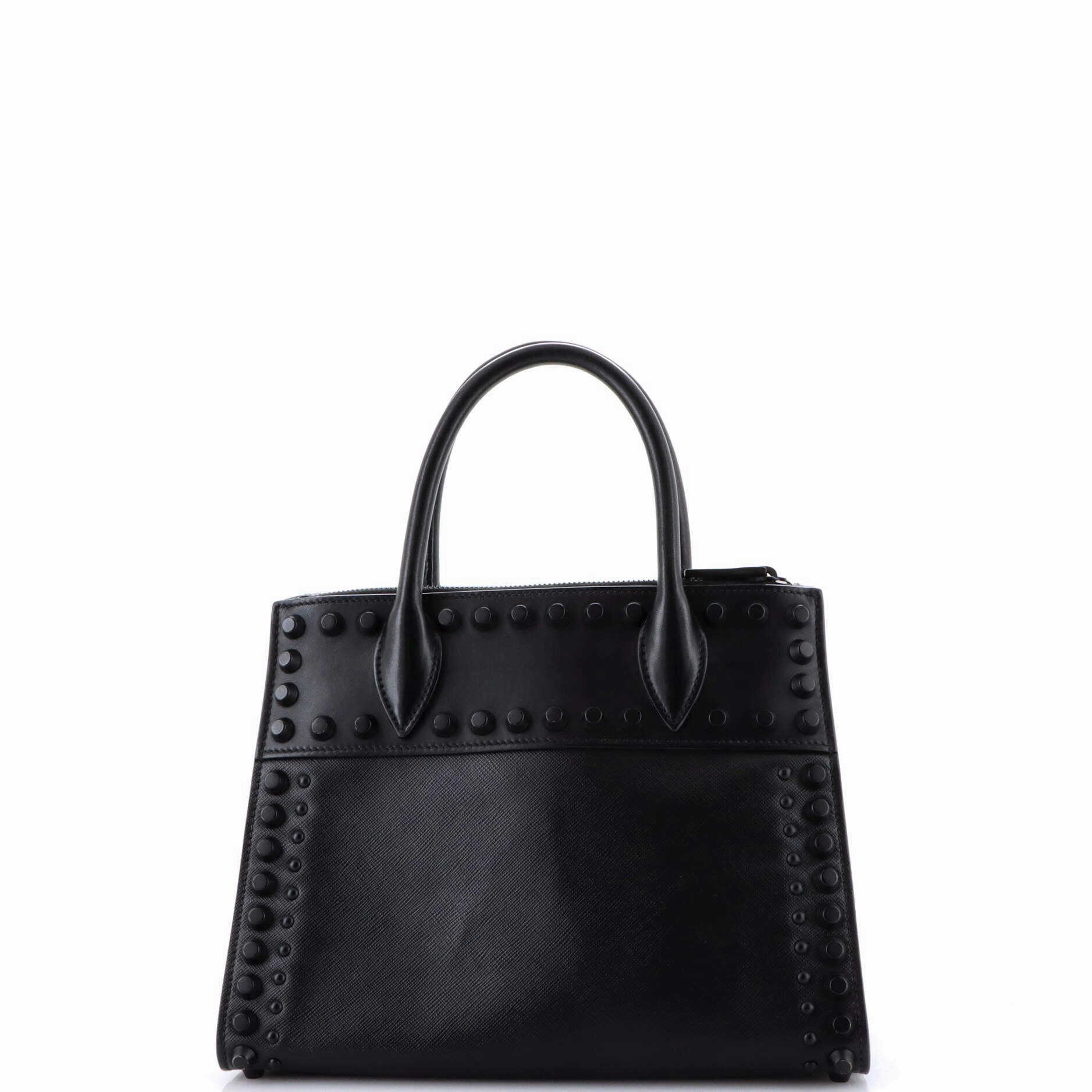 Paradigme Tote Studded Saffiano with City Calf Small