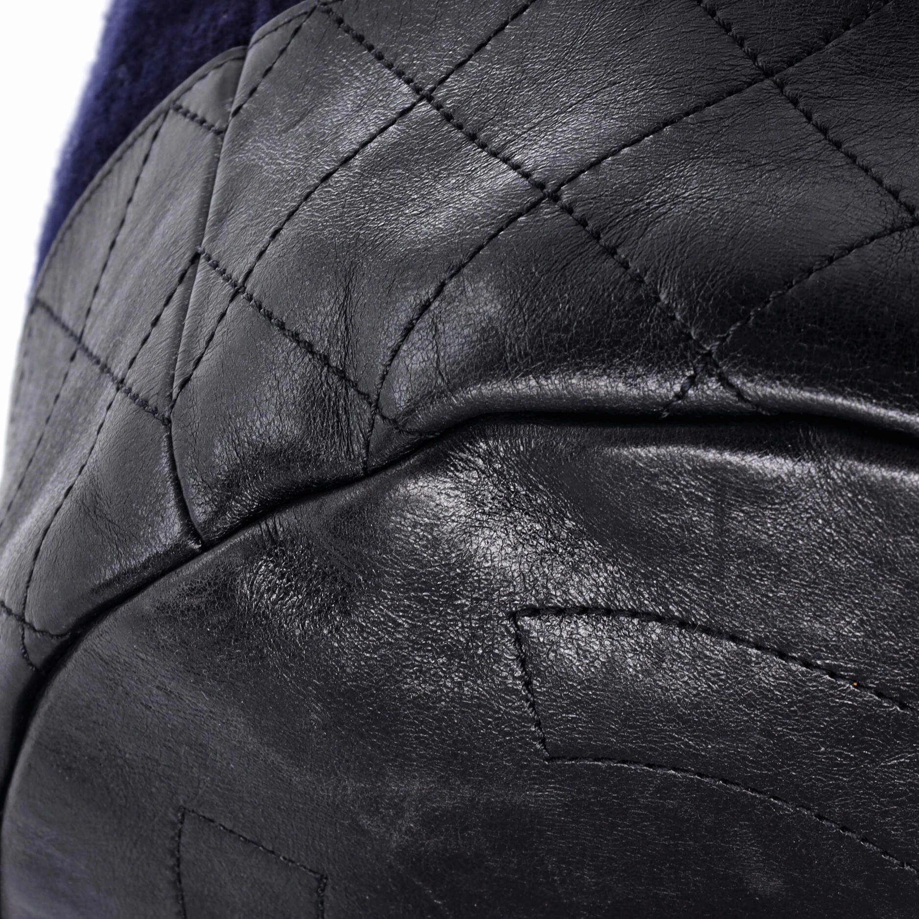 Paris-Hamburg Sling Backpack Embroidered Wool with Quilted Calfskin Large